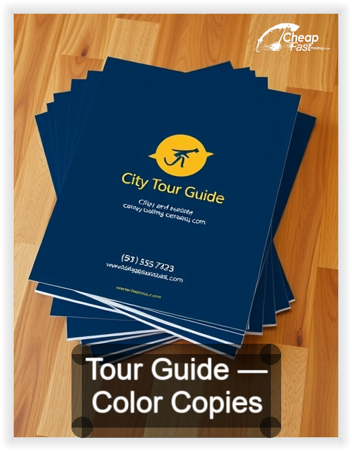 Tour Guide business card design sample