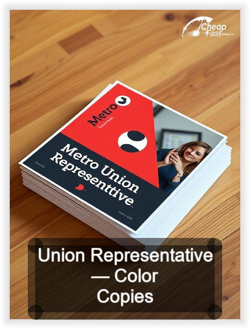 Union Representative business card design sample