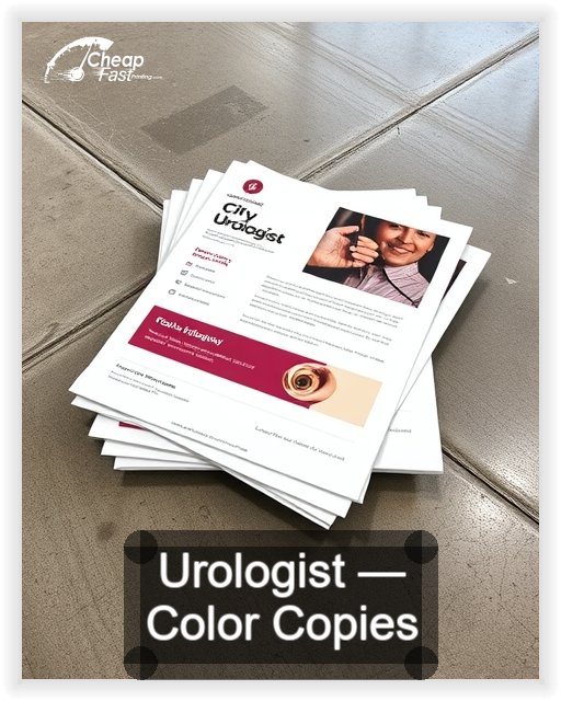 Urologist business card design sample