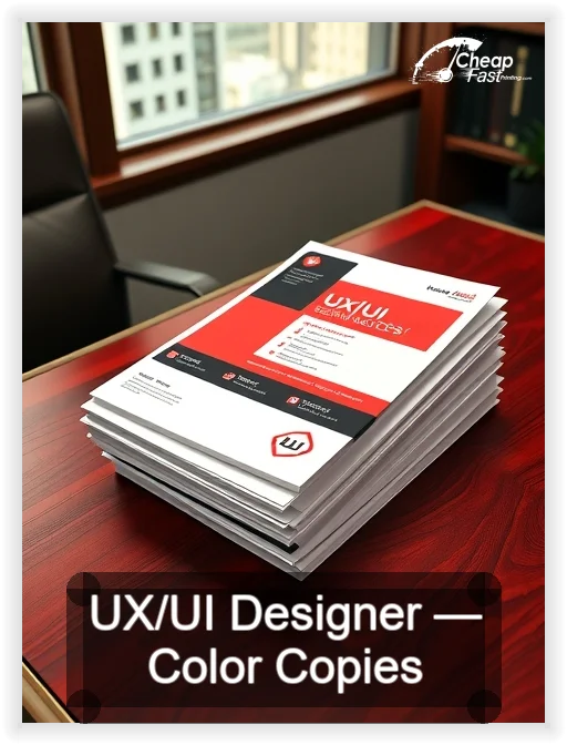 Ux Ui Designer business card design sample