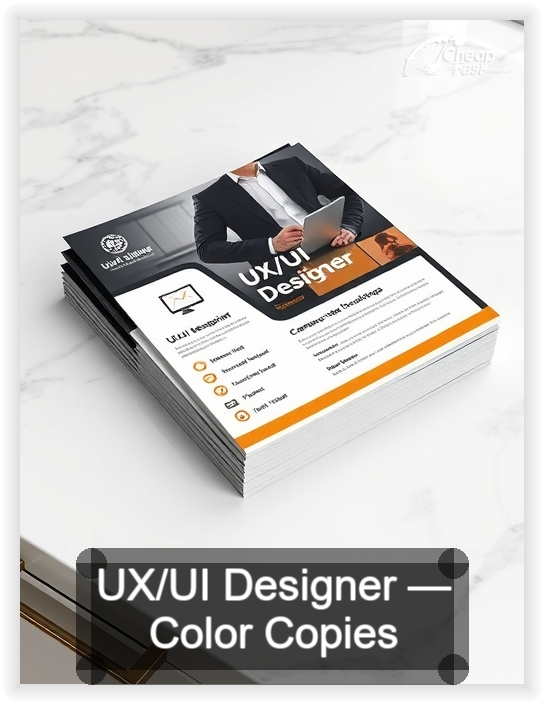 Ux Ui Designer business card design sample