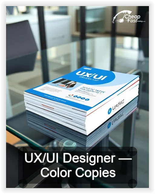 Ux Ui Designer business card design sample