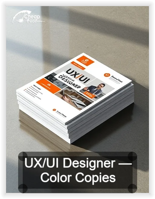 Ux Ui Designer business card design sample