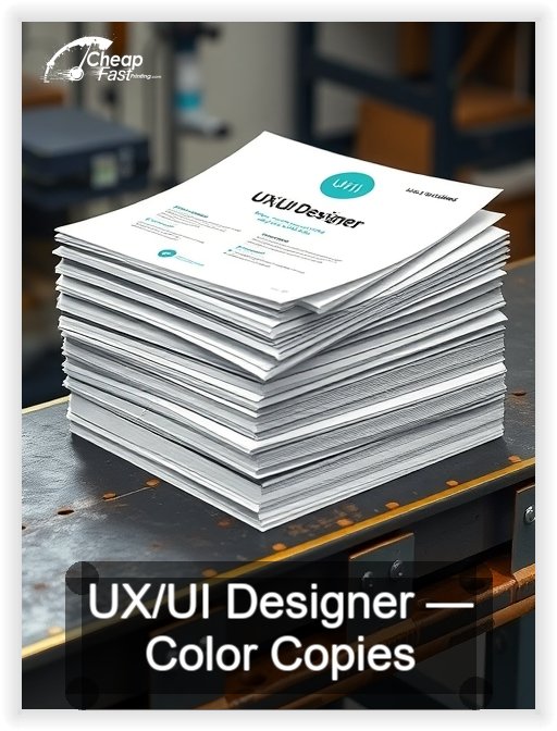 Ux Ui Designer business card design sample