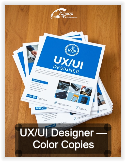 Ux Ui Designer business card design sample