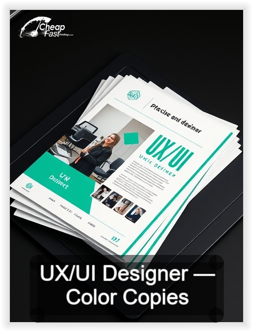 Ux Ui Designer business card design sample