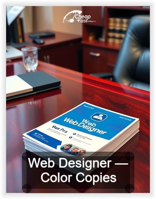 Web Designer business card design sample