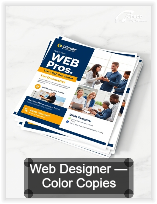 Web Designer business card design sample