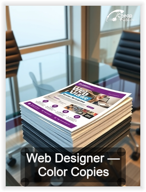 Web Designer business card design sample