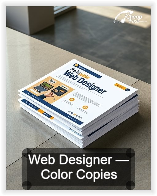 Web Designer business card design sample