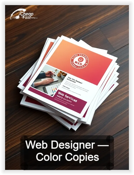 Web Designer business card design sample