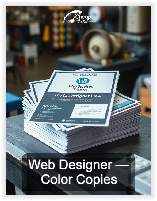 Web Designer business card design sample