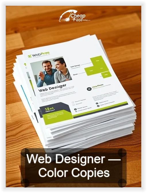 Web Designer business card design sample