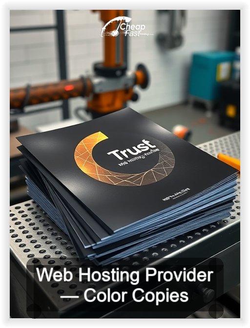 Web Hosting Provider business card design sample