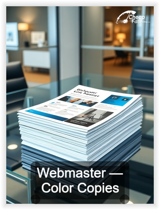 Webmaster business card design sample