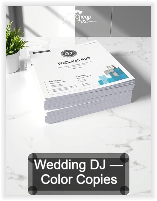 Wedding Dj business card design sample