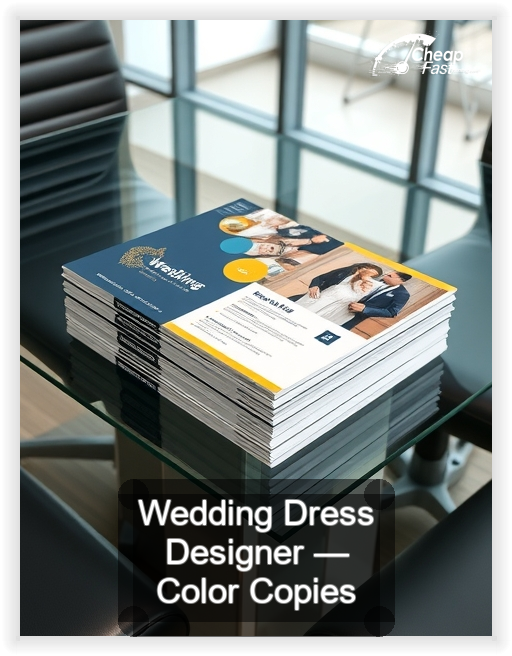 Wedding Dress Designer business card design sample