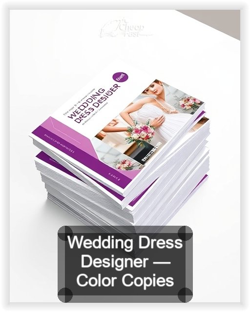 Wedding Dress Designer business card design sample