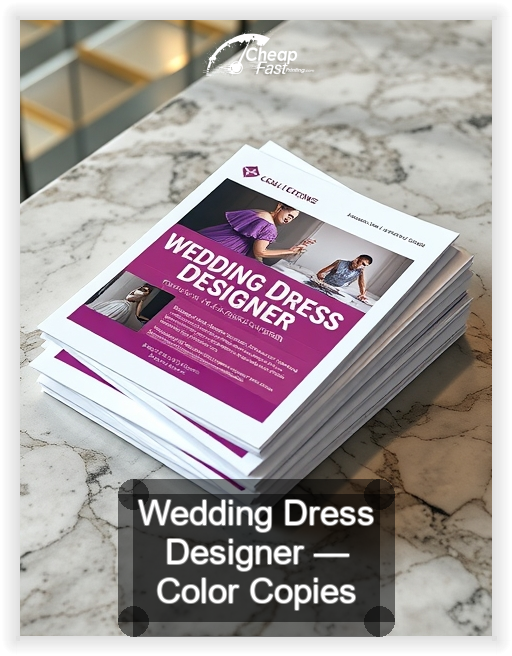 Wedding Dress Designer business card design sample