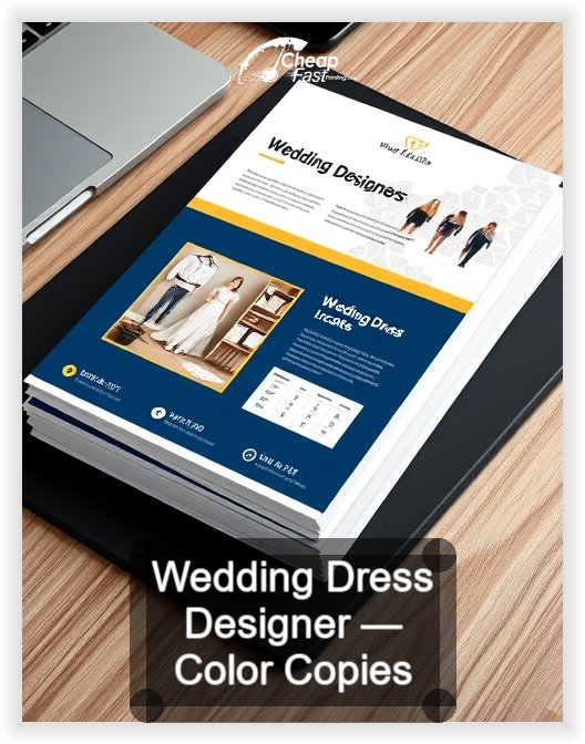 Wedding Dress Designer business card design sample