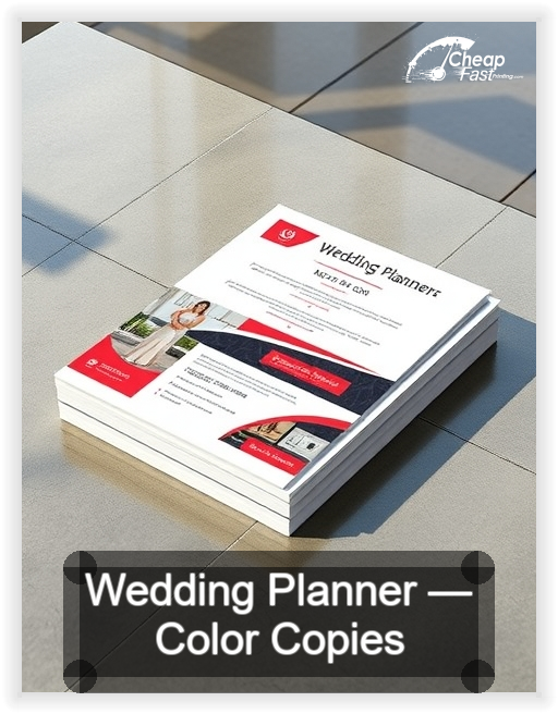 Wedding Planner business card design sample