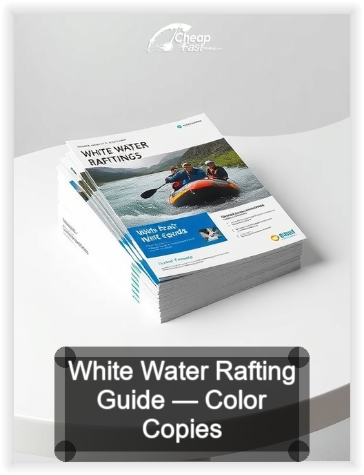 White Water Rafting Guide business card design sample