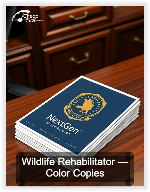 Wildlife Rehabilitator business card design sample