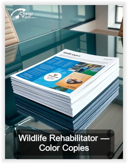 Wildlife Rehabilitator business card design sample
