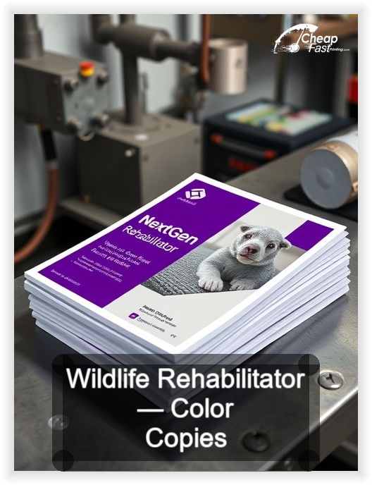 Wildlife Rehabilitator business card design sample