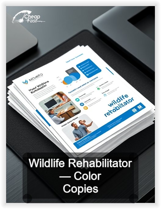 Wildlife Rehabilitator business card design sample