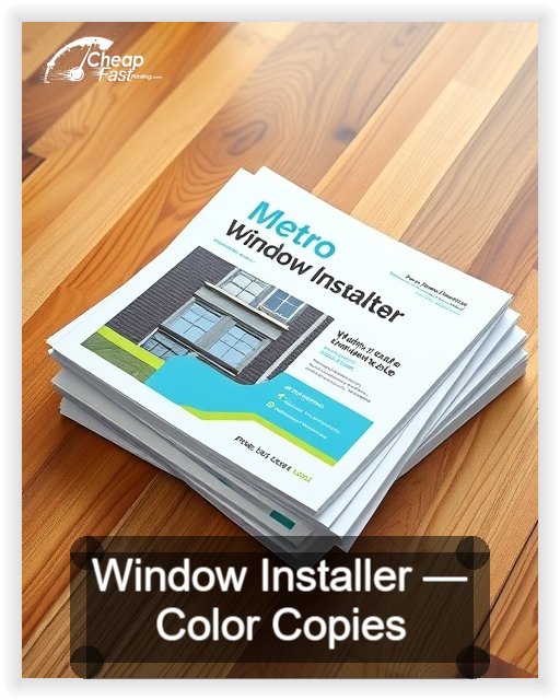 Window Installer business card design sample