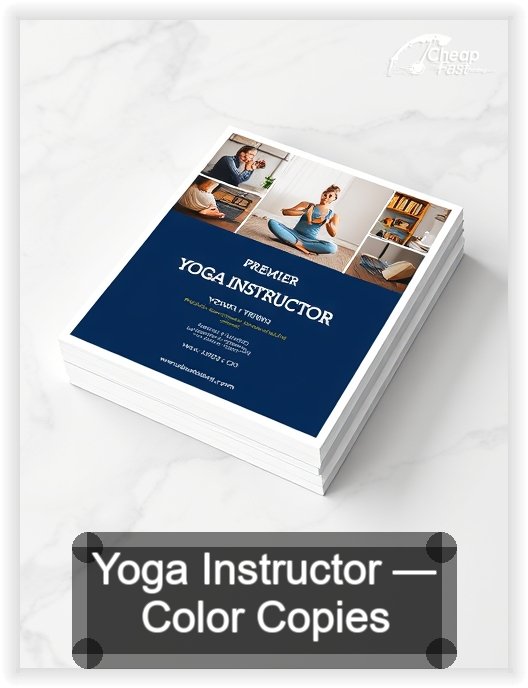 Yoga Instructor business card design sample