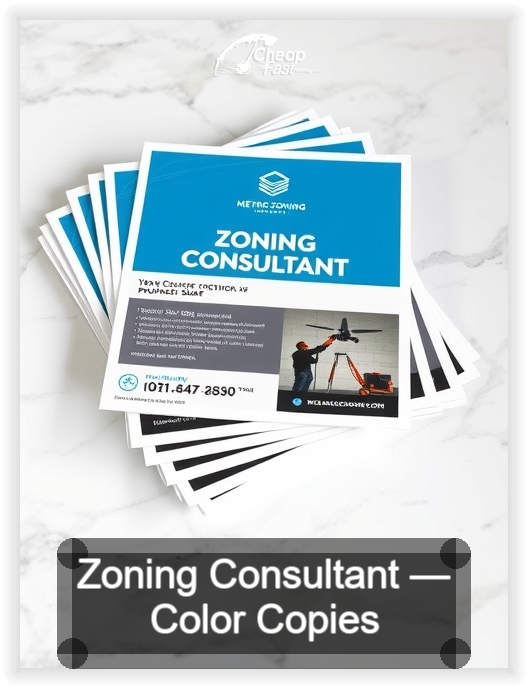 Zoning Consultant business card design sample