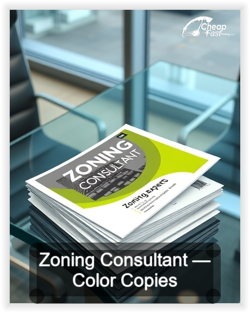 Zoning Consultant business card design sample