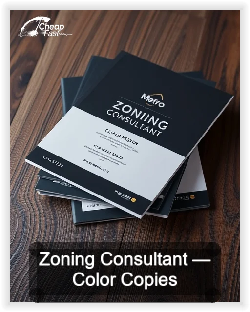 Zoning Consultant business card design sample