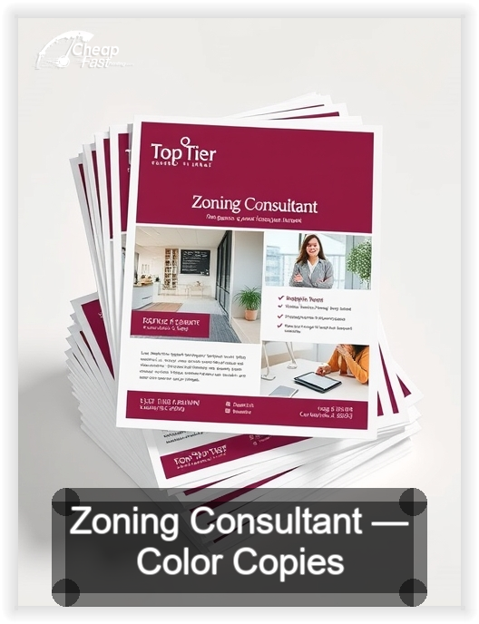 Zoning Consultant business card design sample
