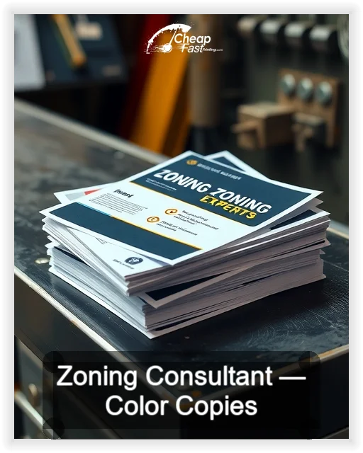 Zoning Consultant business card design sample