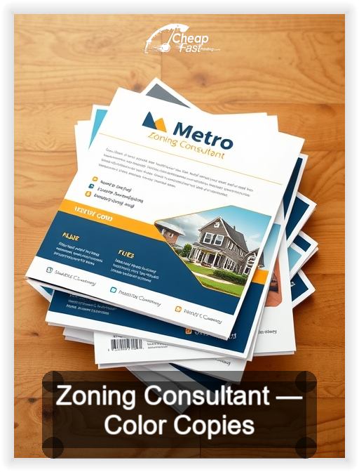 Zoning Consultant business card design sample