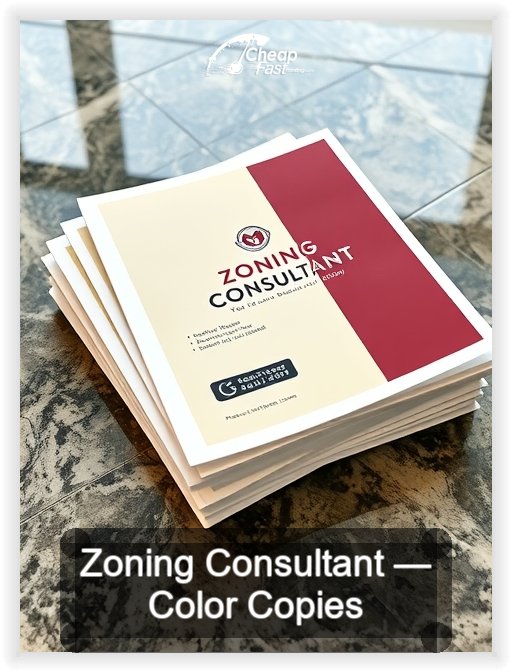 Zoning Consultant business card design sample