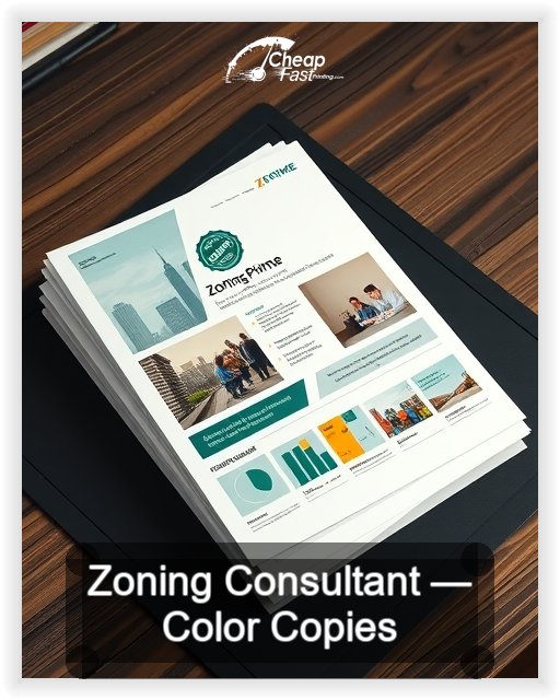 Zoning Consultant business card design sample