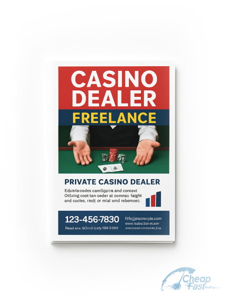 5000 Casino Dealer Freelance Private Color Copies