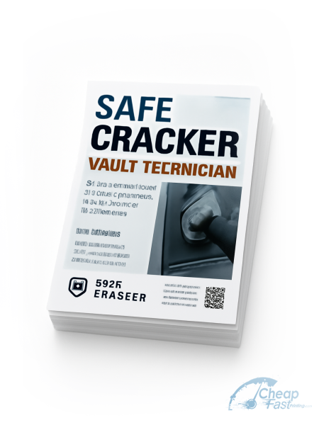 1000 Safe Cracker Vault Technician Color Copies