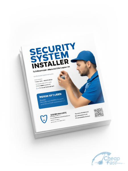 5000 Security System Installer Color Copies