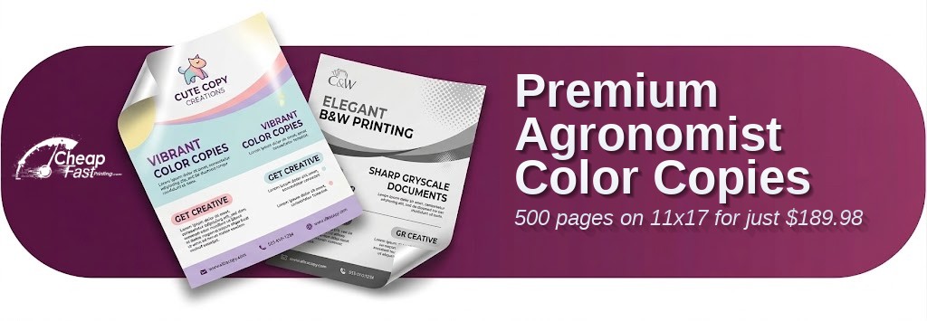Color copies for Agronomist