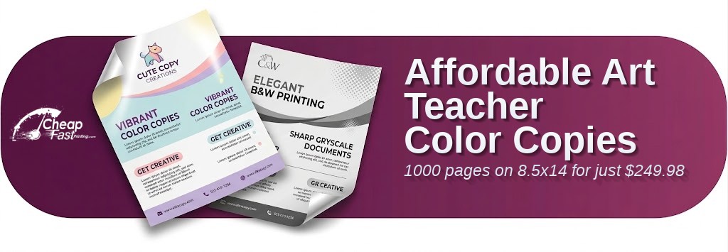 Color copies for Art Teacher