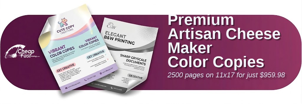 Color copies for Artisan Cheese Maker