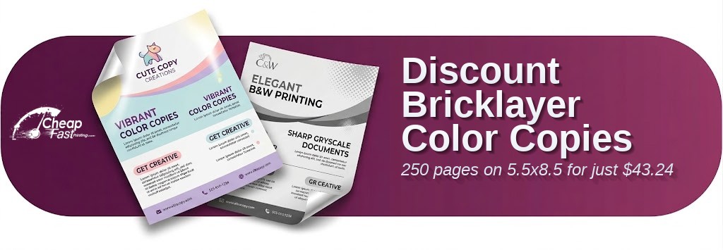 Color copies for Bricklayer