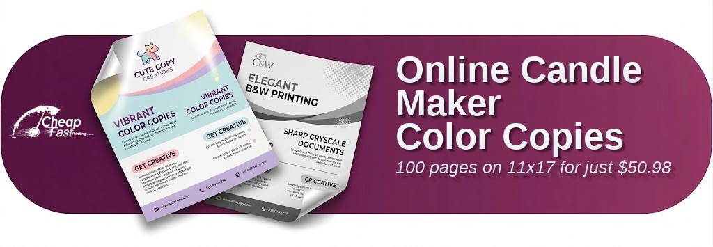 Color copies for Candle Maker