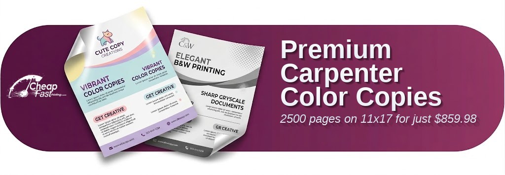 Color copies for Carpenter