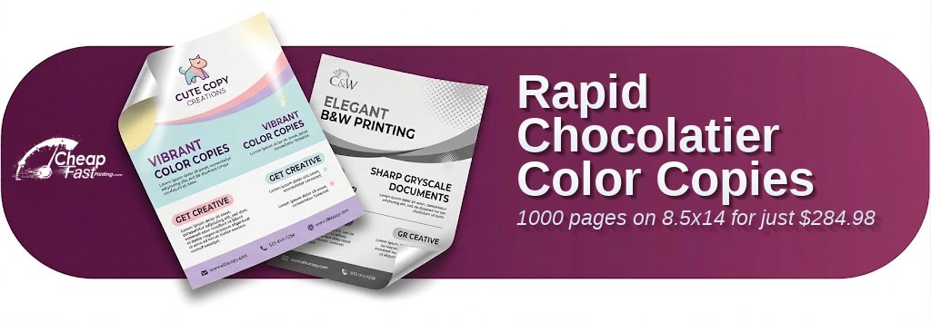 Color copies for Chocolatier